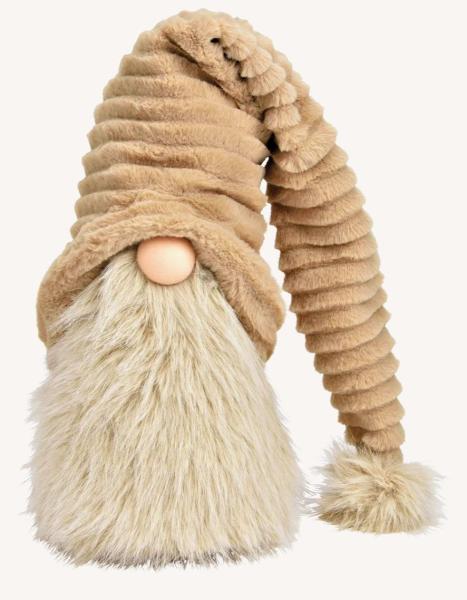 Weihnachtswichtel Beige 33 cm hoch